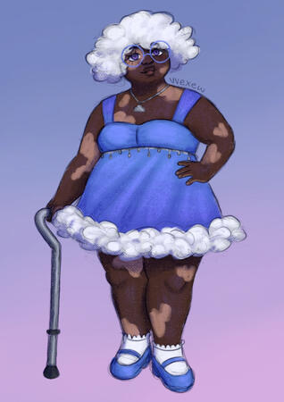 Colored sketch Colored sketch